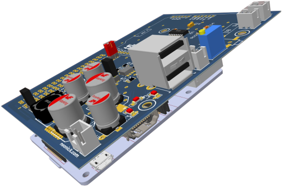 Expansion Board for Raspberry PI (GPIO extension, Audio amplifier, 12bit ADC, 30A DC Motor Controller, MIC to i2c converter)