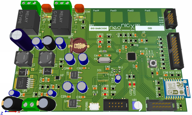 Hotel IoT AC Touch Switch by NRF24 and ESP32. (Hardware, Software, and GUI)