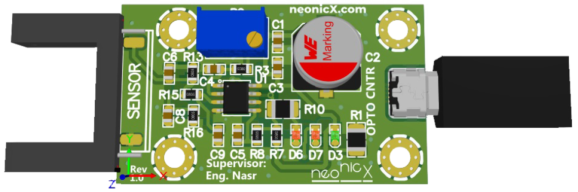 Tiny industrial Optical Motor Shaft Encoder